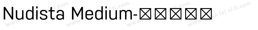 Nudista Medium字体转换